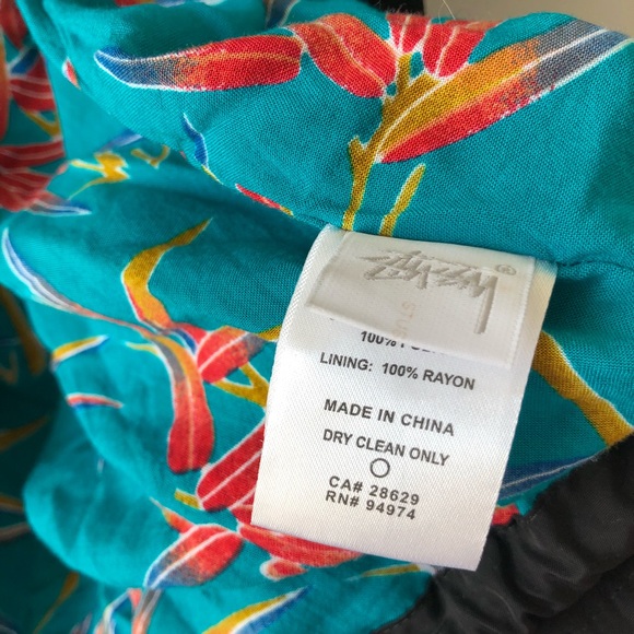 Stussy Vintage Black Short Sleeve Coaches Jacket - Picture 4 of 4